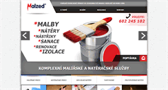Desktop Screenshot of malzed.cz